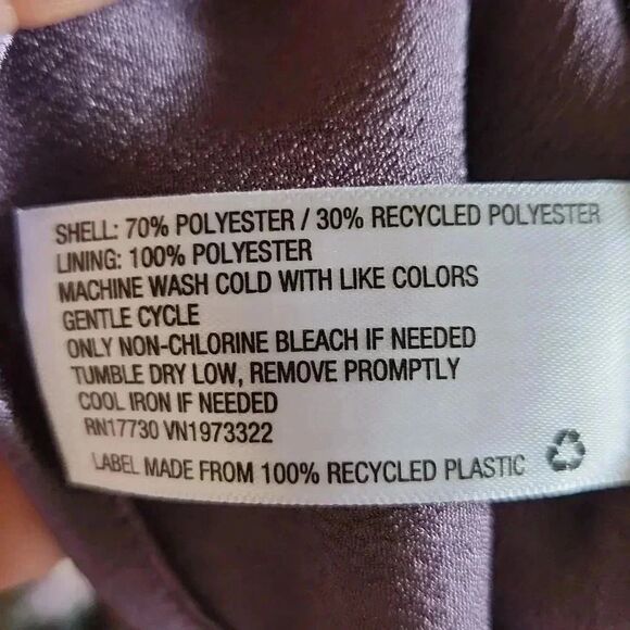 Wild Fable dress ladies shiny metallic purple mini dress - Picture 7 of 7